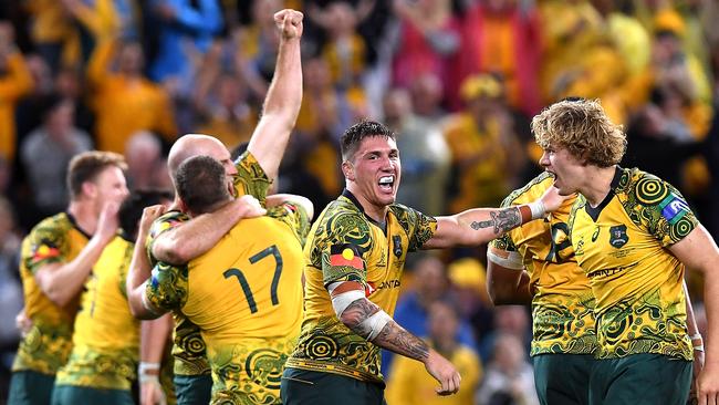 The Wallabies need to build on this victory. (Photo by Bradley Kanaris/Getty Images)