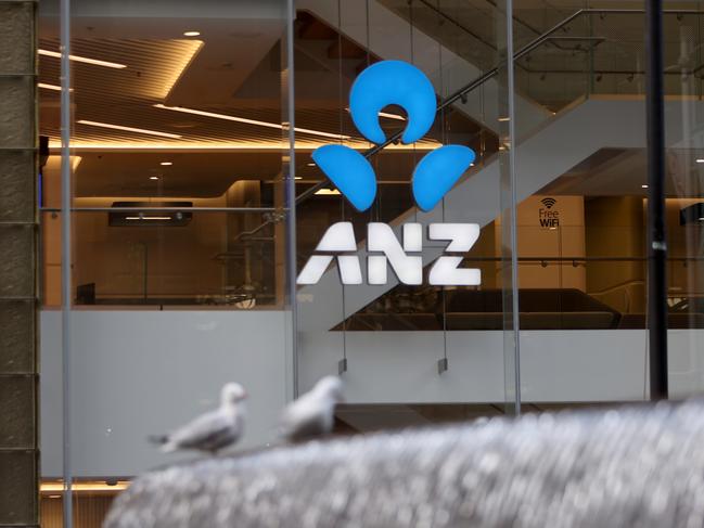 SYDNEY, AUSTRALIA - NewsWire Photos MAY 2, 2023: ANZ Bank signage in the Sydney CBD.Picture: NCA NewsWire / Damian Shaw