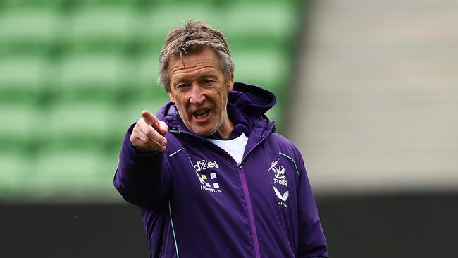 Craig Bellamy is set to stay on as Storm coach for one more season. Picture: Graham Denholm/Getty Images