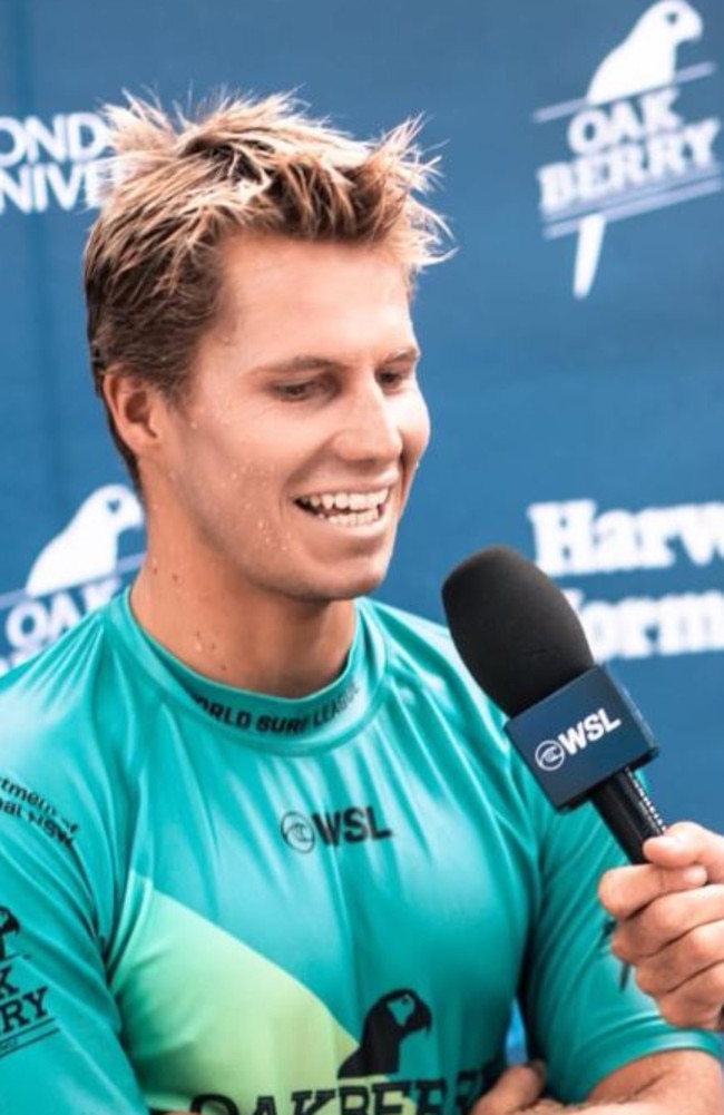 Connor Lyons competed in the World Surf League and ran his own surf school on the Sunshine Coast. Picture: Instagram