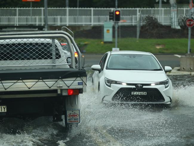 Flooding impacting Lisarow this weekend. Picture: Paul Barkley | LookPro