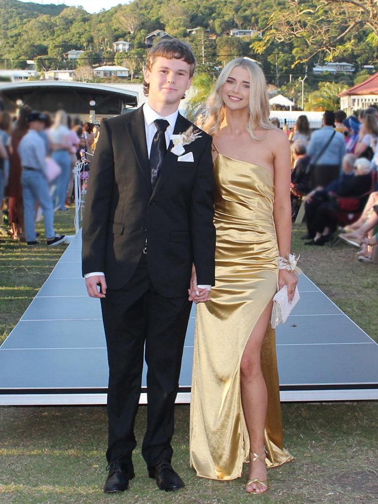 Abbey and Jett at the St Ursula's College Formal. Photo: Contributed