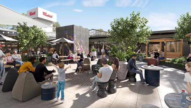 An artist’s impression of the $53 million rooftop development at Mount Druitt Westfield.