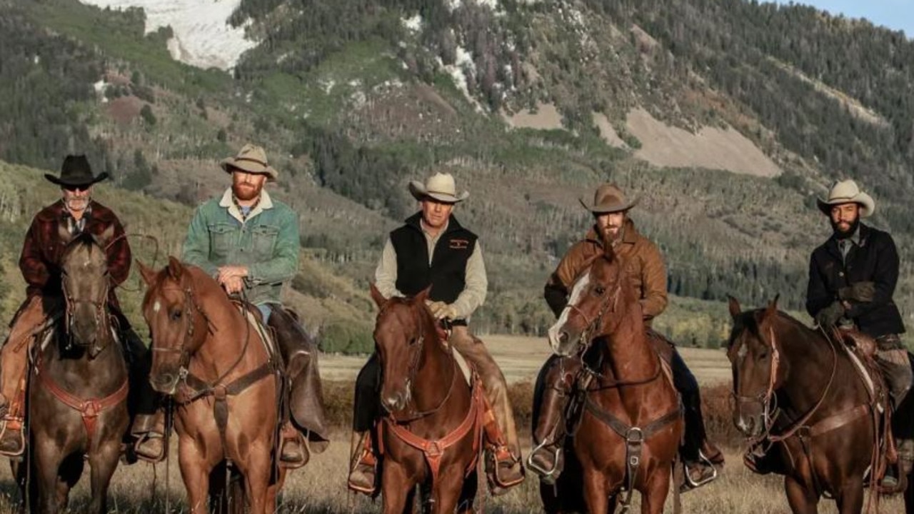 The final episode of the series, also starring Kevin Costner (centre), drew mixed reactions from fans when it aired on Monday. Picture: Paramount