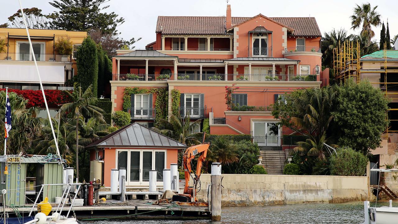 Malcolm Turnbull's Point Piper waterfront home. Picture Craig Greenhill