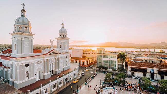 The cathedral of Nuestra Senora de la Asuncion, Santiago de Cuba, Cuba.