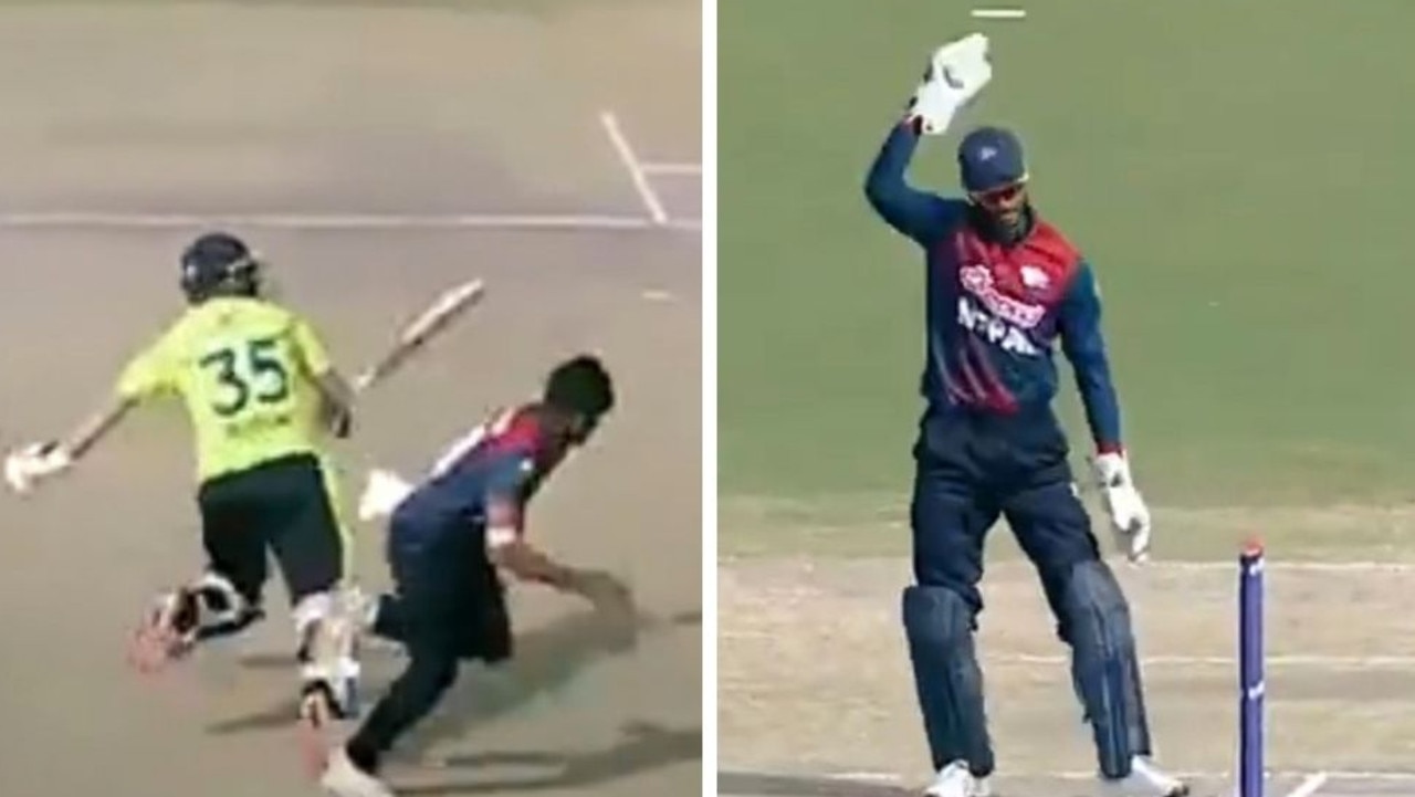 There was a touching act of sportsmanship in the Ireland vs Nepal game.