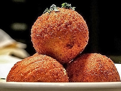 Osteria Antica’s arancini. Picture: Kai Godeck