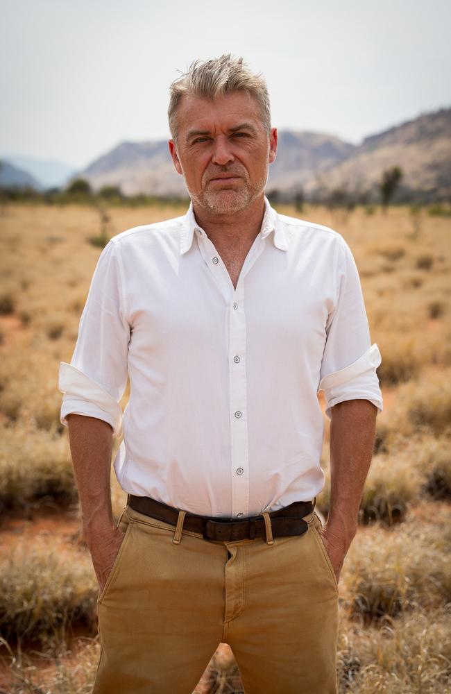 Grant Wilson, executive chair of Tivan, photographed in Central Australia