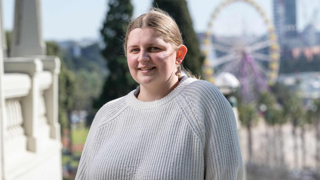 Mackenzie Sinclair was a finalist in the under-25 Future Geelong leadership awards 2024 for her mental health advocacy work. Picture: Brad Fleet