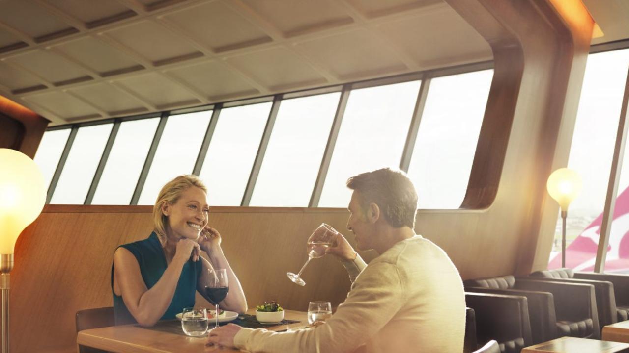 Qantas lounge at Sydney airport. Photo: Supplied