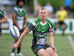 IMPRESSED: Townsville Blackhawk Kyle Laybutt fought through the pain barrier to help the side to a win over Redcliffe. Picture: Evan Morgan