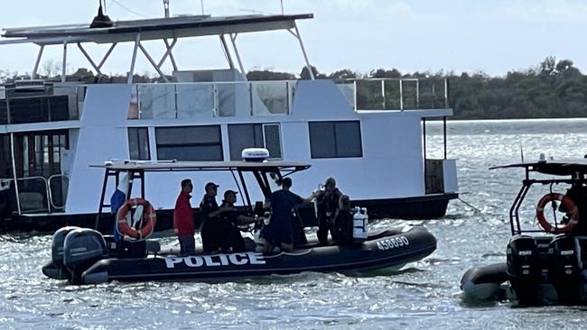 Queensland Police searching for Gavin Krenske who went missing off Wave Break Island on the Gold Coast on Friday morning.