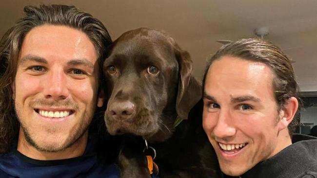 A major search has been launched in Ensenada, Mexico for two brothers, Jake (right) and Callum Robinson (left) from Perth, who were visiting on a surfing trip. Picture: Instagram