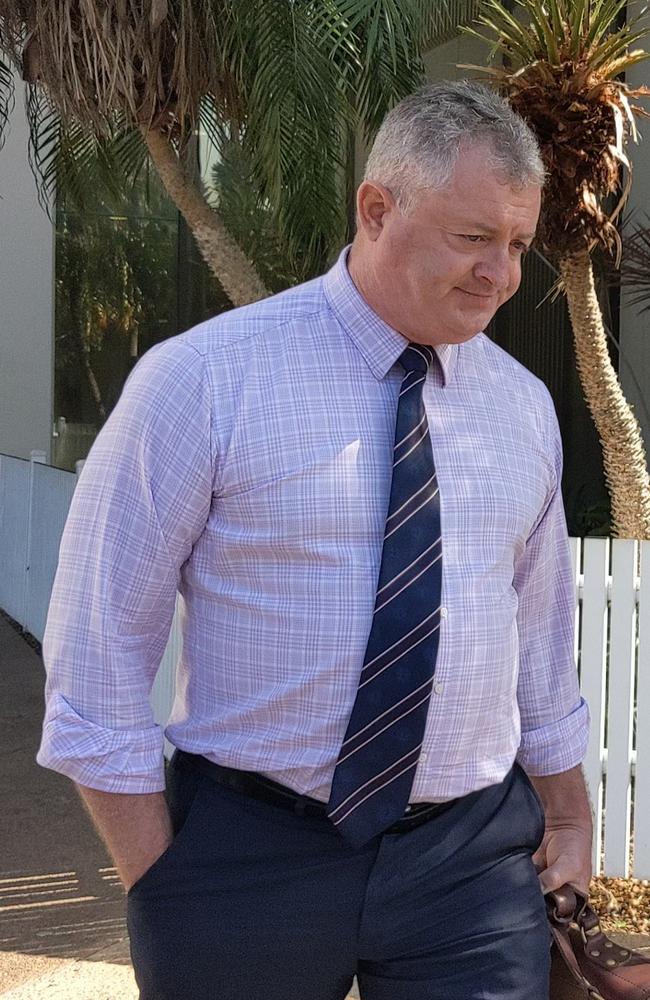 Lawyer Ray Murphy leaves Darwin Local Court.