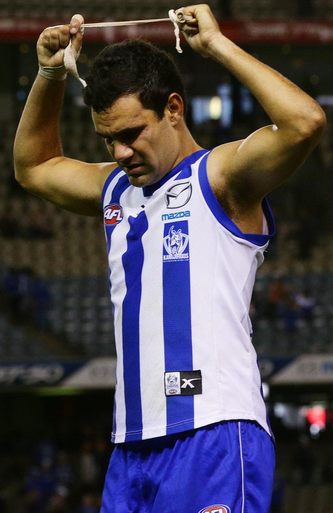 Lindsay Thomas plays an important role in the Kangaroos’ forward line. Picture: Colleen Petch
