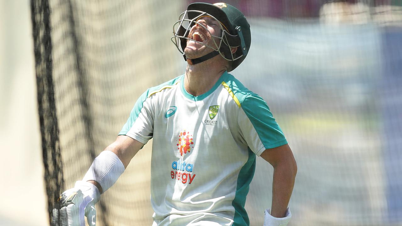 David Warner will be laughing his way into the Sydney Test against India. Picture: Mark Metcalfe/Getty Images