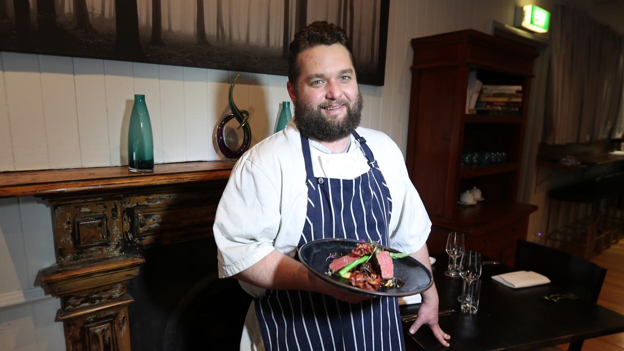 Chef and owner Brent Farrell at 85 Miskin St. Picture: Annette Dew