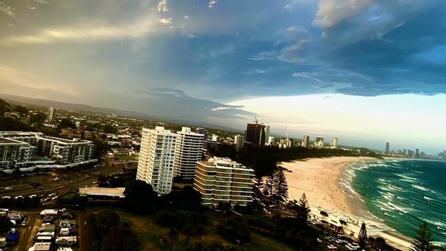 Storm moves across Burleigh Saturday night. Steve O'Ferrall