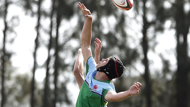 Lucas Broderick at the U15 trials. Picture: John Appleyard