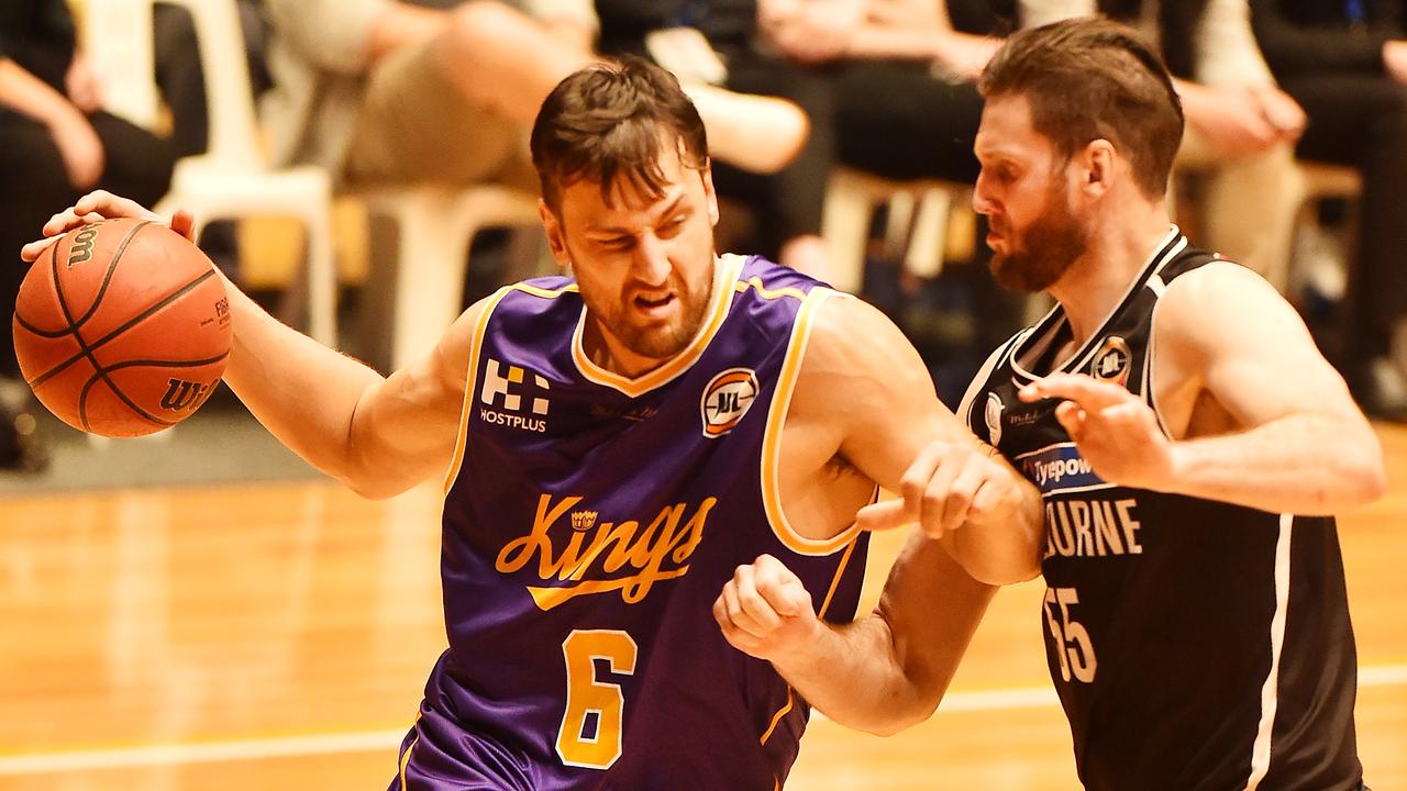 Andrew Bogut couldn’t tip the balance in Sydney’s favour on Thursday. Picture: Rob Leeson