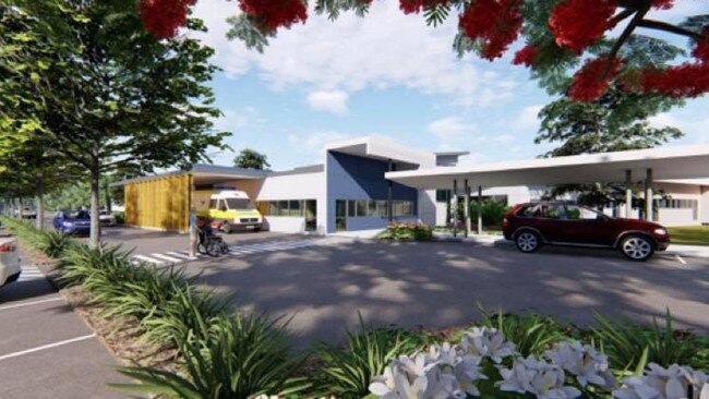 An artist impression of the $30 million Sarina Hospital development has been released.