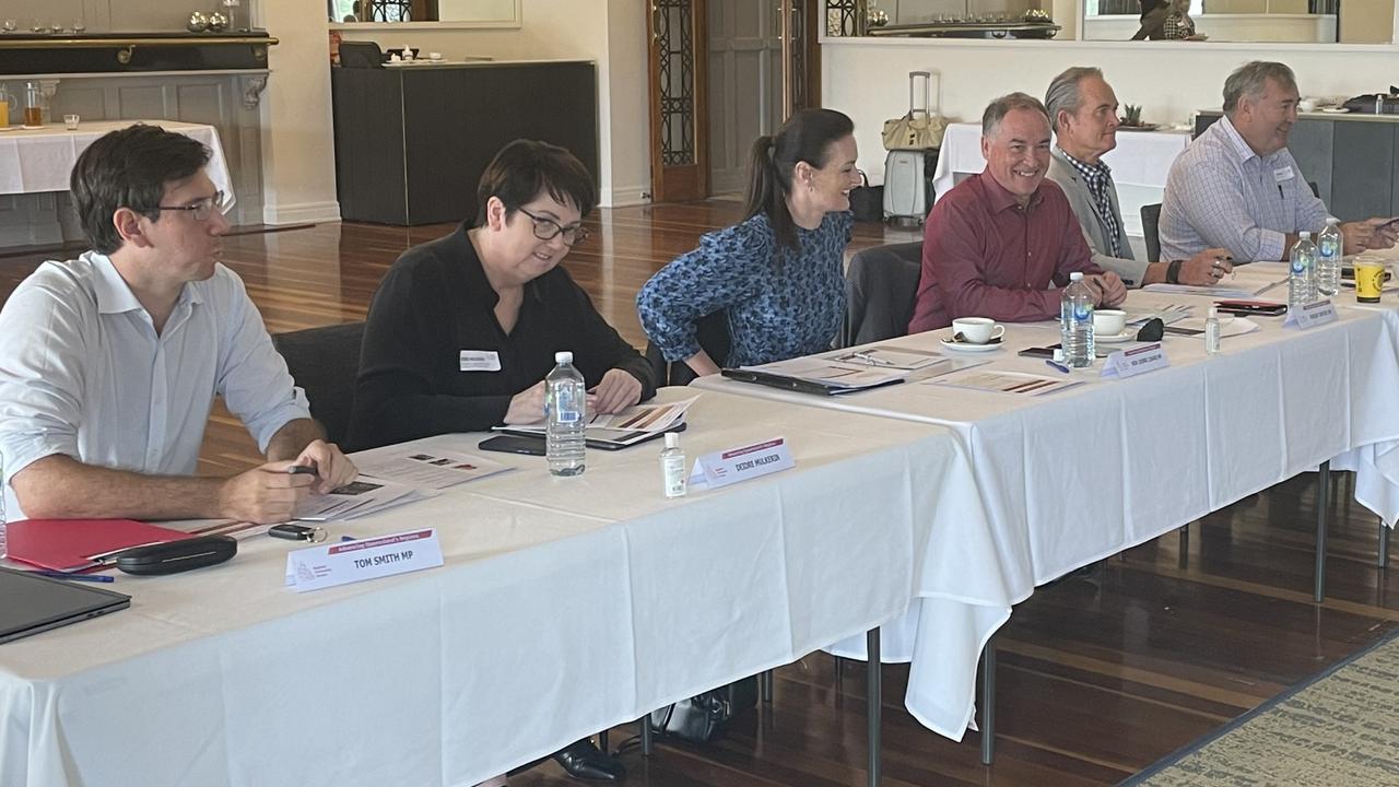 Bundaberg MP Tom Smith, Multicultural Affairs Minister Leanne Linard and Hervey Bay MP Adrian Tantari were some of the politicians at the Wide Bay-Burnett-Fraser Coast Regional Community Forum held in Bundaberg on Monday.