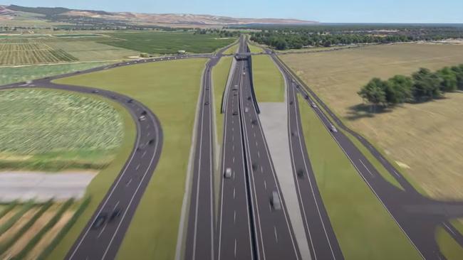 Main South Road duplication Stage 2 artist impressions. Picture: Supplied