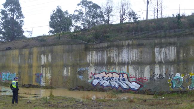 The car plummeted over the embankment and down into disused quarry.