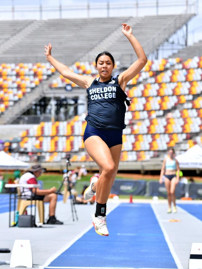 The Queensland All Schools track and field championships at QSAC. Saturday November 2, 2024. Picture, John Gass