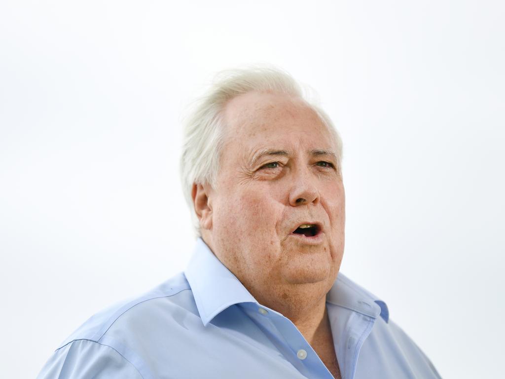 Billionaire businessman Clive Palmer launches high court challenge to Queensland coronavirus border closure. Picture: Dan Peled/AAP