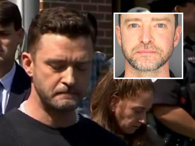 Justin Timberlake leaves court in Sag Harbor, New York