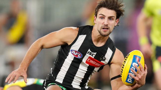 Josh Daicos played one of his best games for Collingwood, helping the Magpies establish an early lead.