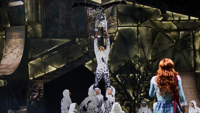 Cirque du Soleil’s Crystal is the company’s very first acrobatic experience on ice. Picture: Olivier Brajon