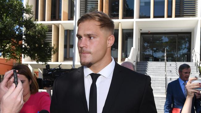 St George Illawarra is standing by Jack de Belin. (AAP Image/Dean Lewins) 