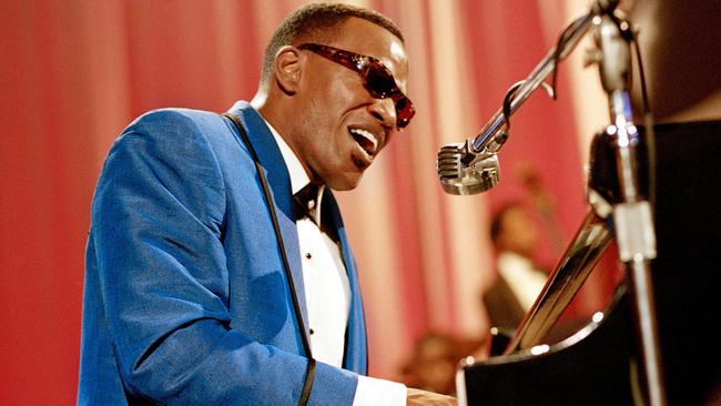 Jamie Foxx as musician Ray Charles. Picture: AFP