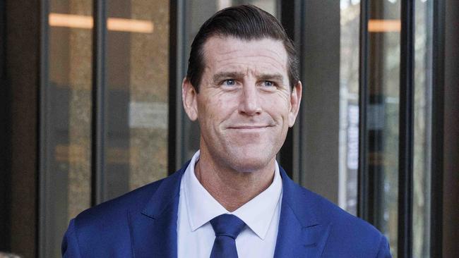 SYDNEY, AUSTRALIA - NewsWire Photos JULY 27, 2022: Decorated Soldier, Ben Roberts-Smith leaves the Federal Court in Sydney today as his defamation case against Channel Nine wraps up. Picture: NCA NewsWire / David Swift