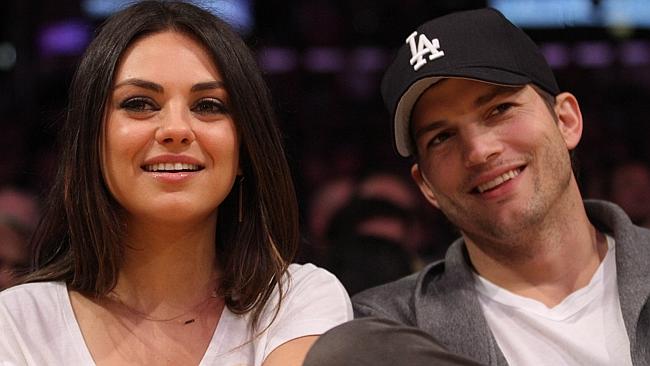 Kunis with her man, Ashton Kutcher. If the pregnancy rumours are true, we hope the baby gets mum's eyes. 