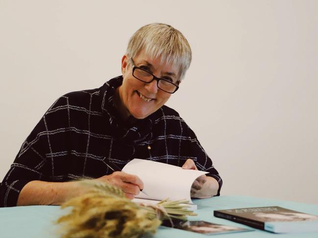 Judith Anderson at her book launch.