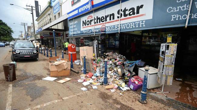 Clean-up on Molesworth Street. Picture: Marc Stapelberg