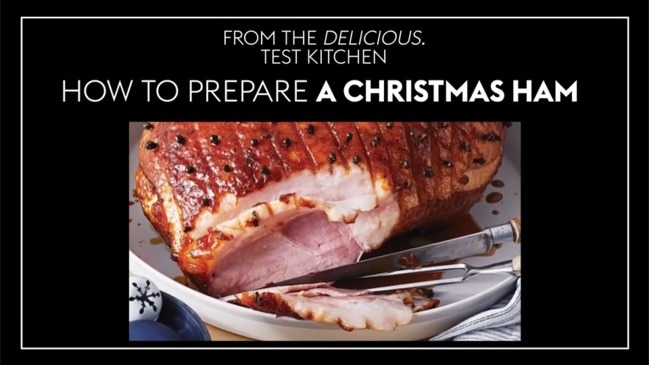 How to prepare a Christmas ham