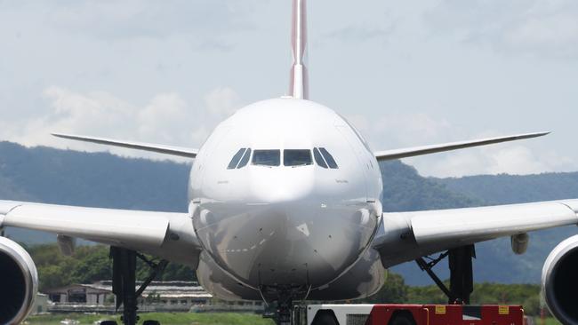 Cairns Airport is ready to welcome back international visitors with the lifting of Covid testing protocols for tourists. Picture: Brendan Radke