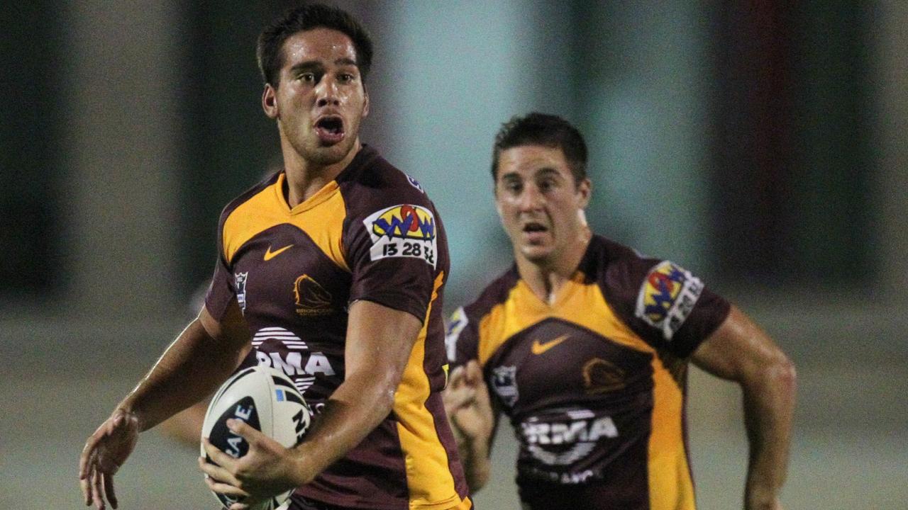 Corey Norman is keen to reunite with former Broncos teammate Ben Hunt. Picture: Peter Wallis 