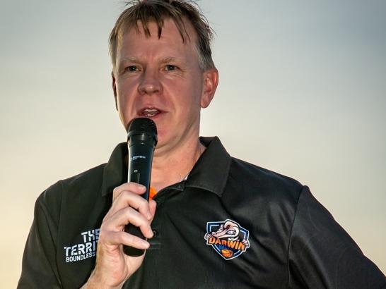 Darwin Salties coach Matt Flinn said the Round 2 loss to the Cairns Marlins was tough to review. Picture: Ben Thompson/Darwin Salties.