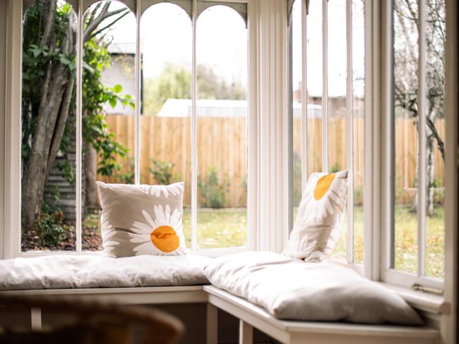 Inside the sunroom at Maple House. Picture: Em Godfrey