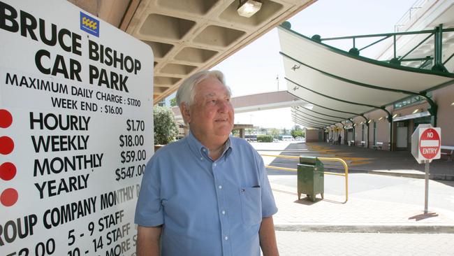 Bruce Bishop was happy his carpark was saved.