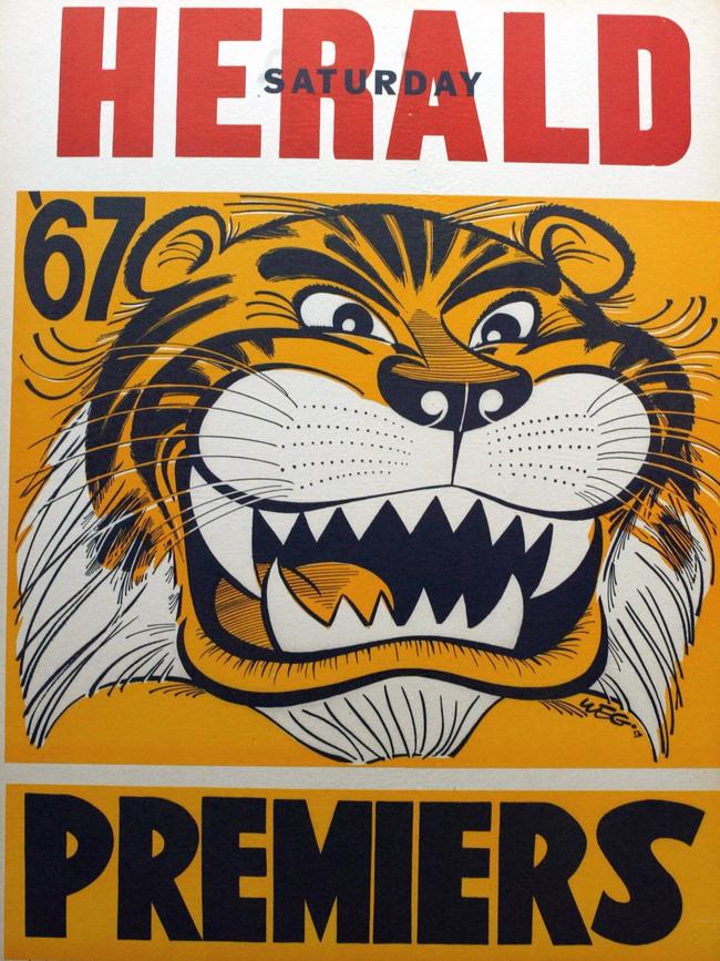 WEG premiership poster, 1967.