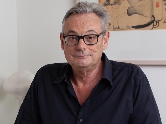26-08-18 - Geoff Raby at his private gallery in Beijing where he has a collection of contemporary Chinese art. Picture: Li Xiaonan.