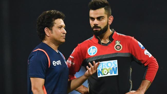 Sachin Tendulkar set a high bar but Virat Kohli has not been daunted.