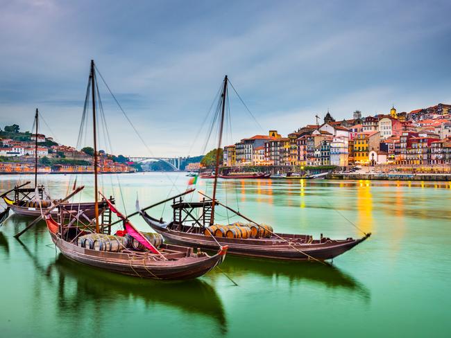 Porto, Portugal old town cityscape on the Douro River with traditional Rabelo boats.Picture: iStockPort report, Porto, Celeste Mitchell, Escape